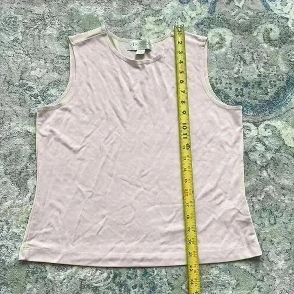 Women's Pink Dress Tank Size Petite L - Picture 4 of 6